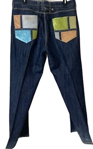 Vintage Coogi Y2K Baggy Jeans Size 40X34 Button Fly Embroidered - Picture 1 of 13