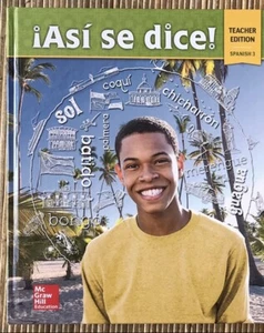 New! Asi Se Dice! Spanish 3 Teacher Edition McGraw Hill Textbook Hardcover - Picture 1 of 4