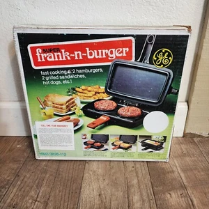⭐️1976 GE SUPER Frank-N-Burger Electric Griddle⭐️New Sealed⭐️New Old Stock⭐️ - Picture 1 of 3