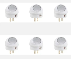 6 Night Light LED White..Plug in with Auto Sensor White Light Sensing Brand New - Picture 1 of 9