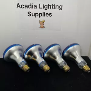 ⚡️4 Pack⚡️BLUE Reflector Bulb 75W Watt BR30 Medium E26 Base Dimmable 130V - Picture 1 of 3