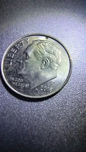 2018 P Error Dime “Strike Through “ On Reverse - Picture 1 of 5