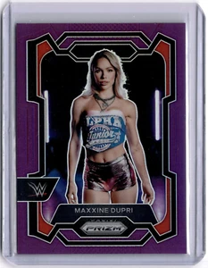 Maxxine Dupri 2024 Panini Prizm WWE Purple Prizm #129 WWE Raw #035/149 - Picture 1 of 2