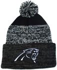 '47 Brand Carolina Panthers Static Knit Beanie Hat Cap - Black