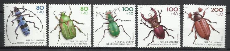 6095-SERIE COMPLETA ALEMANIA INSECTOS 1993 NUEVOS MNH** SOBRETASAS ALTO VALOR. - Imagen 1 de 1