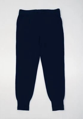 Pantalones de chándal de tiro alto de cachemir para mujer J.Crew Collection nuevos sin etiquetas en azul marino talla: XS Foto 1 de 4