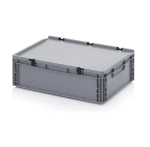 Eurobehälter 60x40x18,5 mit Deckel Stapelbehälter Lagerbox Stapelbox 600x400x185 - Bild 1 von 13