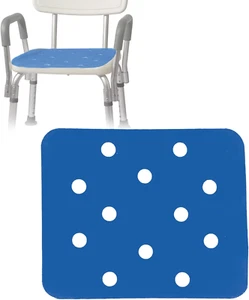 Bath Chair Seat Mat - Elderly Shower Bench Cushion Non-Slip EVA Foam Pad with Ad - Picture 1 of 5