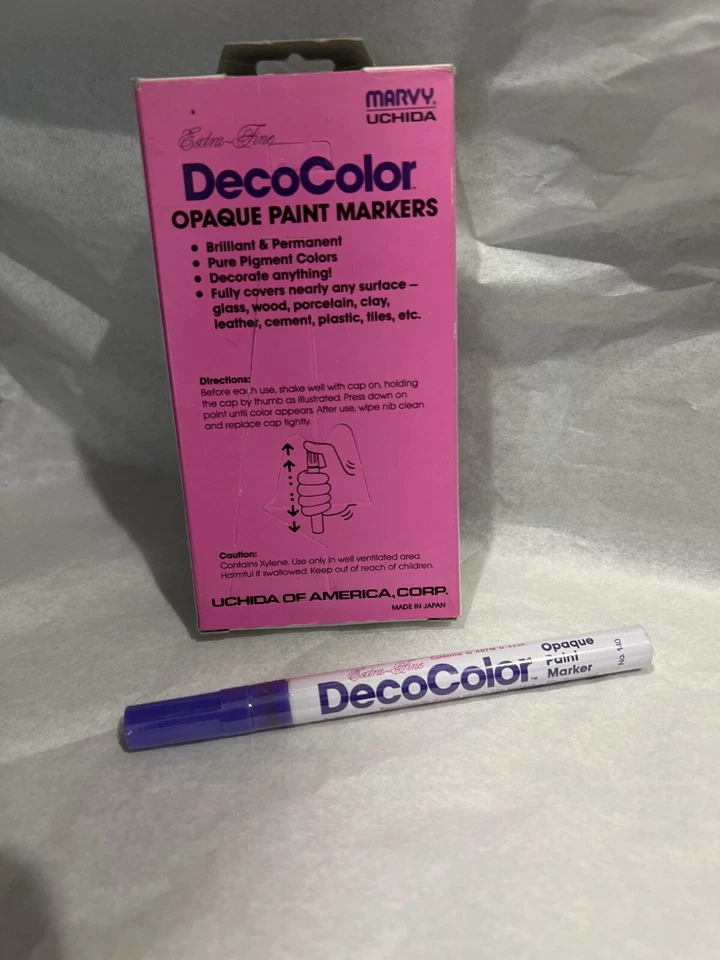 Marcador VIOLETA líquido extra fino Marvy Uchida DECOColor 140 Foto 1 de 4