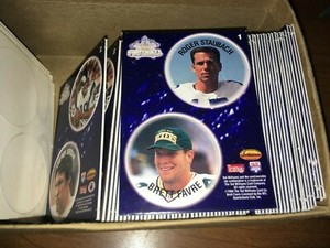 1994 TED WILLIAMS CO. Pick Any 1-20 POG BUTTON  Favre All NM & Better Upick