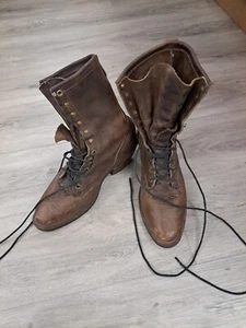 Chippewa Men 8 D Arroyos Logger Packer Boots Leather Work USA 29406 - Picture 1 of 21