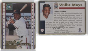 1995 Metallic Impressions Cooperstown Collection Collector's Tin Willie Mays HOF