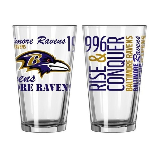 Baltimore Ravens Boelter NFL Spirit 16oz Pint Glass(1) | eBay