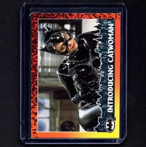 MICHELLE PFEIFFER 1992 Topps BATMAN Returns Catwoman Movie Trading Card #4 PSA - Picture 1 of 2