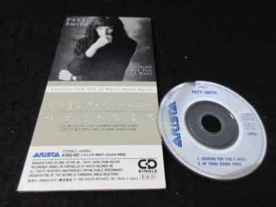 Patti Smith Looking for You / Up There Down Japan 3 inch Mini CD Single A10D-115 Foto 1 de 4