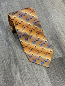 Cravatta uomo Vitaliano Pancaldi lusso astratta seta multicolore nuova con etichetta - Foto 1 di 8