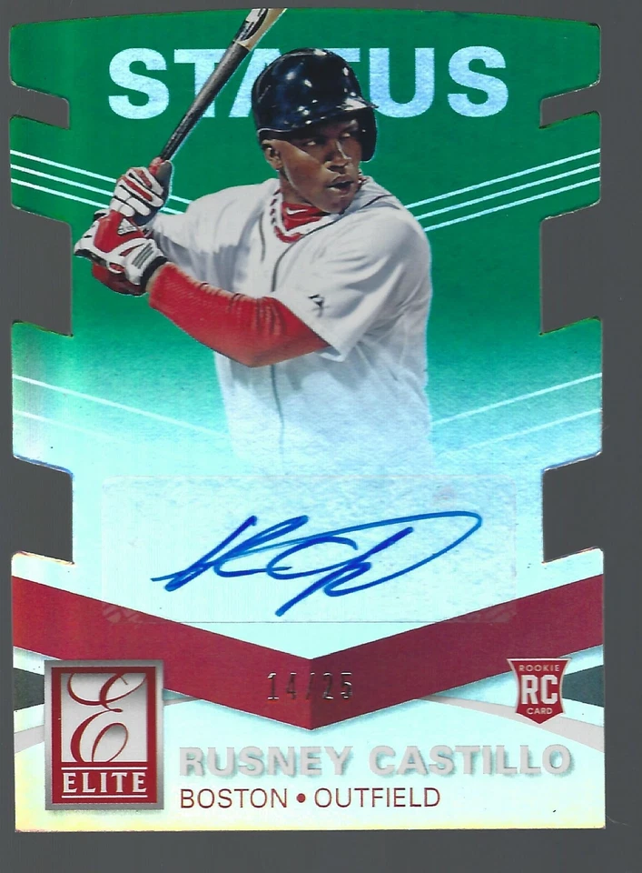 2015 Elite Signature Status Green #2 Rusney Castillo 14/25  - Image 1 of 1
