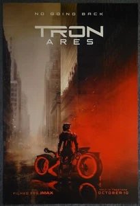 Tron Ares 2025 Teaser 27x40 DS Movie Poster Double sided Disney MINT - Picture 1 of 7