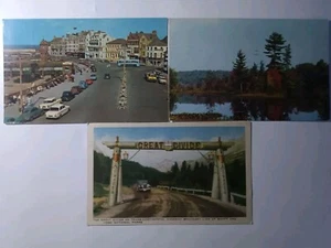 Lot Of 3 Used Canadian Post Cards Vintage - Picture 1 of 5