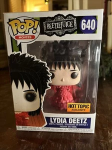 Funko Pop! Beetlejuice Lydia Deetz in Wedding Dress #640 Hot Topic Exclusive - Picture 1 of 8