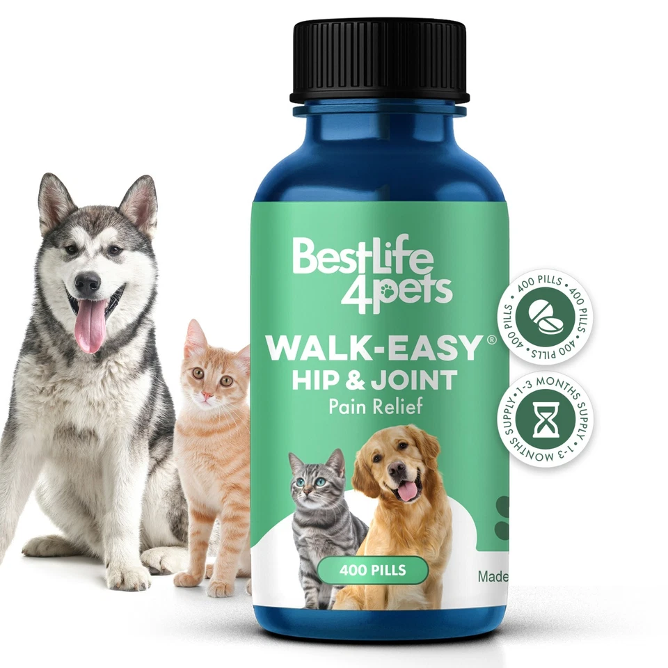 BESTLIFE4PETS Walk-Easy Cat & Dog Joint Pain Relief