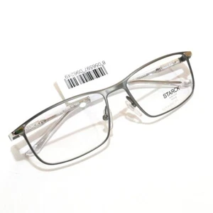 STARCK EYES SH2047 0003 BIOTECH Eyeglass Frame Matte Grey NEW - Picture 1 of 9
