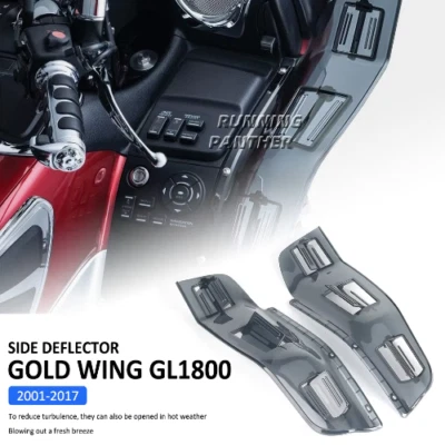 For Honda Goldwing GL1800 F6B 2001-2017 Dragon Wing Vented Wind Directors Foto 1 de 4
