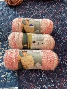 (3 Pack) Lion Brand Yarn Homespun Yarn 185 Yards Parfait New - Picture 1 of 2