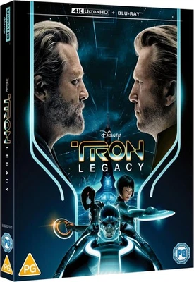 TRON: LEGACY (2010) [4K UHD + Blu-ray] Exclusive UK 4K Release Sequel Movie - Image 1 of 4