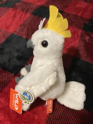  Peluche 12" Wild Republic pájaro loro cacatúa blanco 2011 Foto 1 de 4