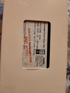 1990 FYC VHS ACTOR WILLIAM RUSS PRE-MIRAMAX PASTIME 1 CUP OF COFFEE BASEBALL Wow - Picture 1 of 9