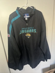 Jacksonville Jaguars 1/4 Zip Jacke ~ Reebok NFL On Field Herren xxl - Bild 1 von 7