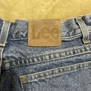 Lee Vintage Made In USA High Rise Womens 14 M Blue Jean Shorts 29x5 - Picture 1 of 7