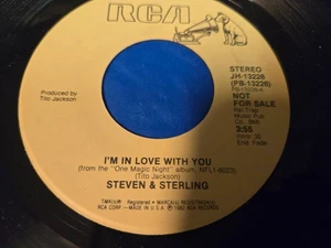 Steven & Sterling – I'm In Love With You - 7" FUNK, SOUL VINYL SINGLE - Picture 1 of 3