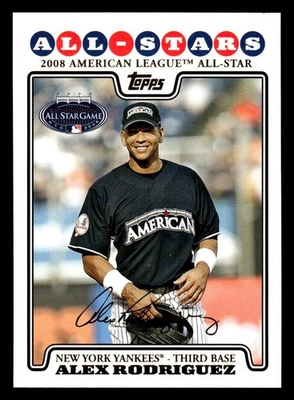 2008 TOPPS UPDATES & HIGHLIGHTS ALEX RODRIGUEZ UH65 MINT NEW YORK YANKEES - Image 1 of 2