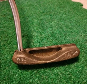 Putter de hoja de ping vintage EE. UU. Karsten diestro agarre de gran tamaño medio delgado 2,0 35,5" - Imagen 1 de 17