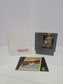 Gotcha The Sport NES Video Game Cartridge W/ Manual & OEM Nintendo Rental Case