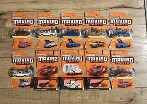 10 Matchbox Moving Parts Subaru, Corvette, Bizzarrini 5300 GT, Chevy Monte Carlo - Picture 1 of 17