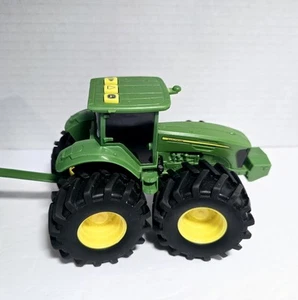 ERTL John Deere Tractor Big Tires Light And Sounds 2011 With 8" Wagon - Picture 1 of 16