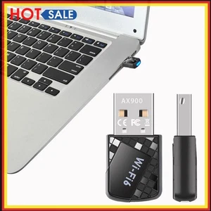 Mini-USB-WLAN-Adapter, 900 Mbit/s, drahtlose Netzwerkkarte, WLAN-Dongle für PC u - Bild 1 von 12
