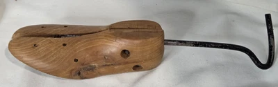 Vintage Wooden Shoehorn Shoe Stretcher - Image 1 of 4