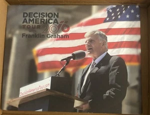 Franklin Graham Decision America Tour 2016 HC BOOK NEW CHRISTIANITY VOTING GOP - Picture 1 of 3