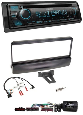 Kenwood Bluetooth USB CD Lenkrad DAB Autoradio für Ford Escort Focus schwarz - Bild 1 von 4