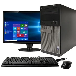 DELL HP i SERIES DESKTOP TOWER PC&TFT BUNDLE SET UP TO 16GB 480GB SSD W10 - Picture 1 of 10