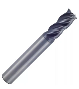 YG-1 6mm 4FL gefast Hartmetall Schaftfräser, 10mm LOC, 54mm OAL, Y-beschichtet - Bild 1 von 7