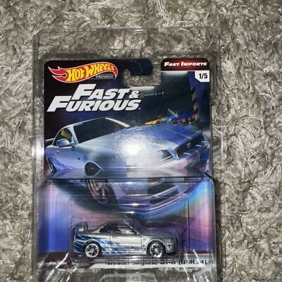 Nissan Skyline GT-R 2017 Hot Wheels Premium Fast & Furious Fast Imports BNR34 #1 Foto 1 de 3