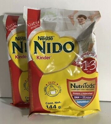 6-Pk Nestlé Nido 1-3 Años Leche Polvo. Powdered Milk Ages 1-3. 144g/5oz • 21.90€