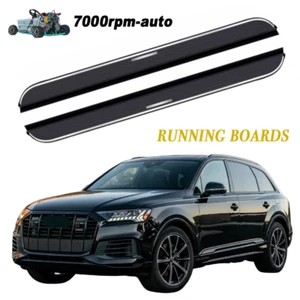 2PCS Side Steps Runing Boards Fits for Audi Q7 2016-2023 Nerf Bar Pedals - Bild 1 von 7