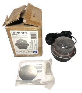KICHLER 15141BK (1) LIGHT 12V SUBMERSIBLE POND LIGHT 921X LIGHT BULB INCL. BLK - Picture 1 of 10