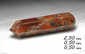 Ca CARVED JASPER MASSAGE WAND MINERALS CARVING INDIA - Picture 1 of 2
